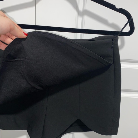 Zara Black Asymmetric Skort - Picture 5 of 6